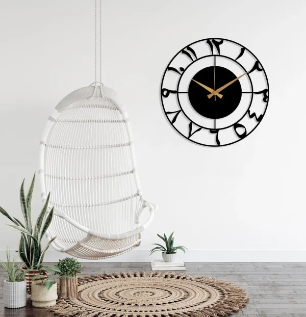 Metal_Arabic_Numbers_Wall_Clock