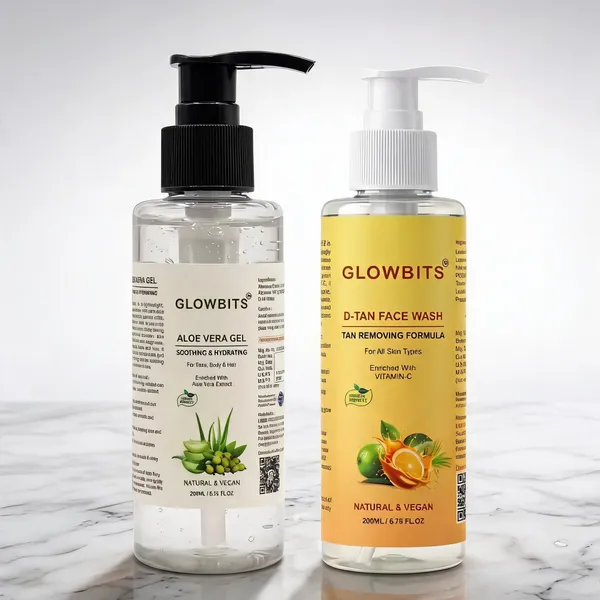 Glowbits_Aloe_Vera_Gel_And_Tan_Removing_Face_Wash_Set