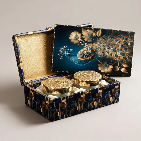 Blue_Peacock_Decorative_Gift_Box_With_Two_Containers