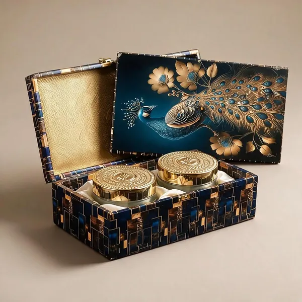 Blue_Peacock_Decorative_Gift_Box_With_Two_Containers