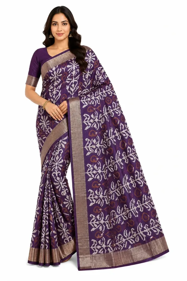 Purple_Dola_Silk_Ornamental_Printed_Saree_For_Women