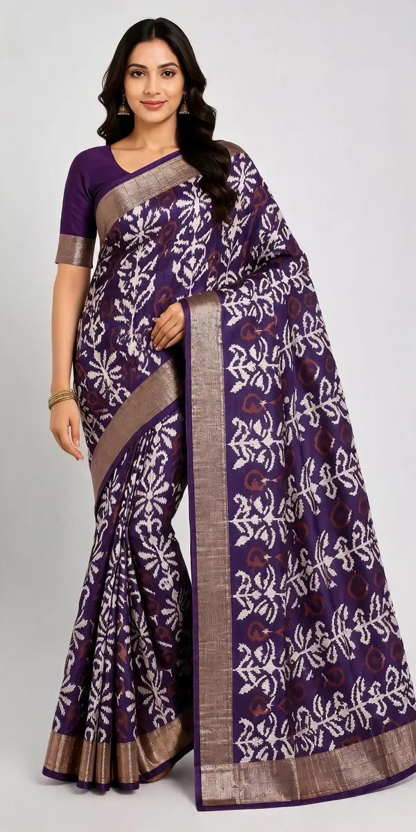 Purple_Dola_Silk_Ornamental_Printed_Saree_For_Women