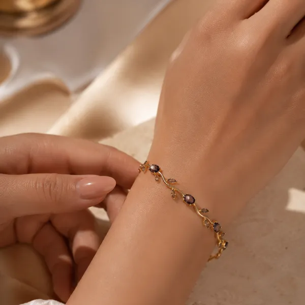Forest_Vine_Adjustable_Bracelet_Purple