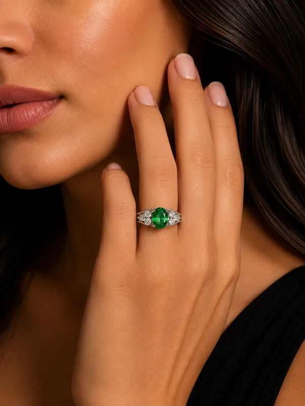 Scarlet_Crown_Adjustable_Ring_Green