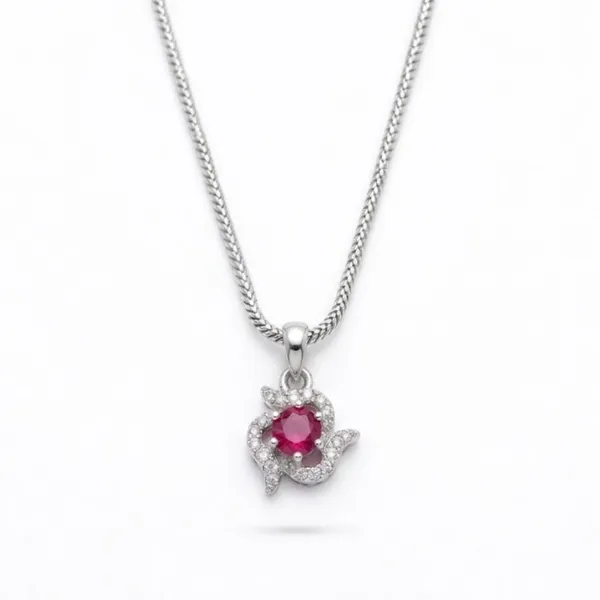 American_Diamond_Galaxy_Pendant_Red