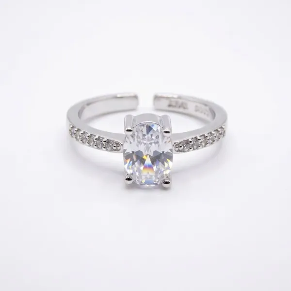 American_Diamond_Hazel_Adjustable_Ring_White