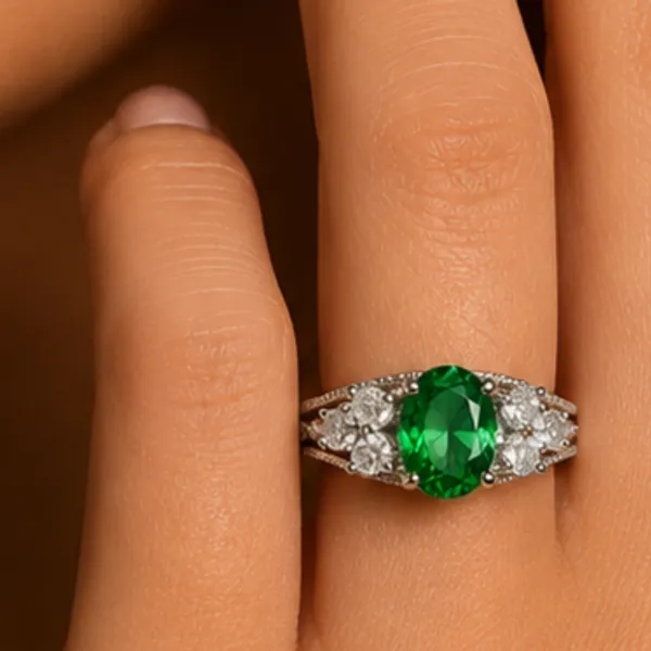 Scarlet_Crown_Adjustable_Ring_Green