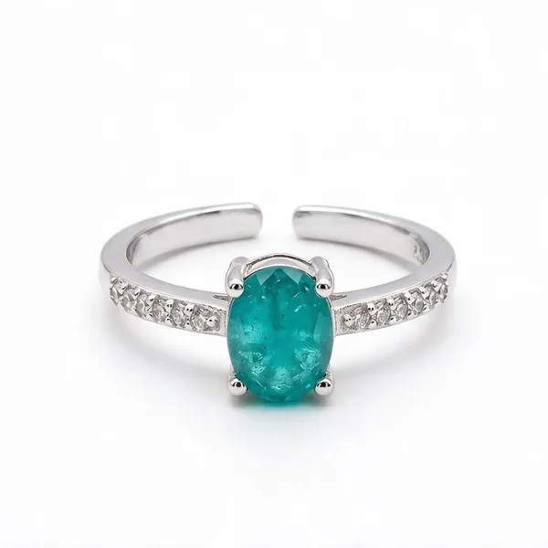 American_Diamond_Hazel_Adjustable_Ring_Green