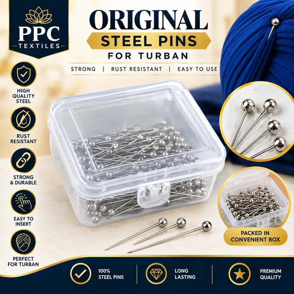 Silver_Steel_Ball_Head_Turban_Pins_For_Men_-_Pack_of_4