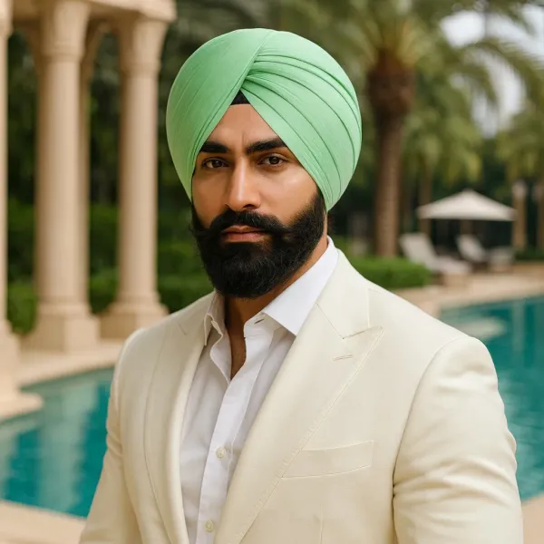 Light_Green_Cotton_Turban_For_Men