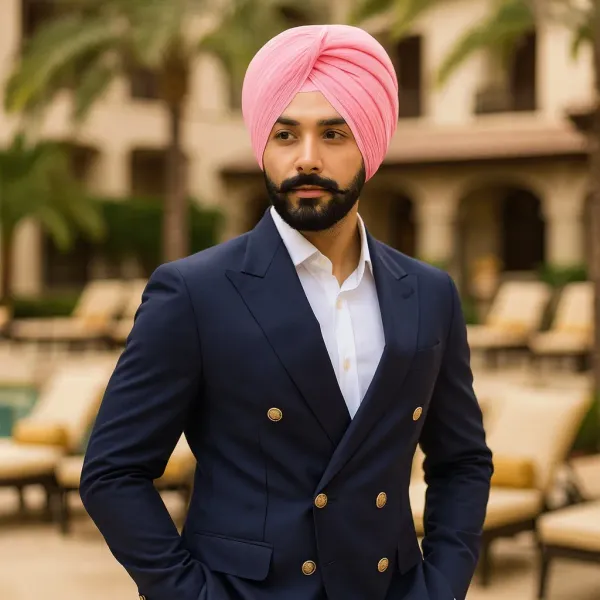 Pink_Lemonade_Cotton_Turban_For_Men