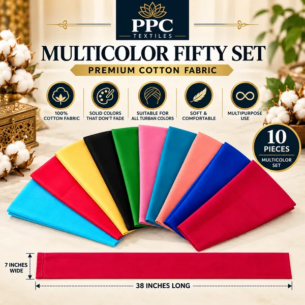 Multicolour_Cotton_Turban_Fifty_Set_Of_10