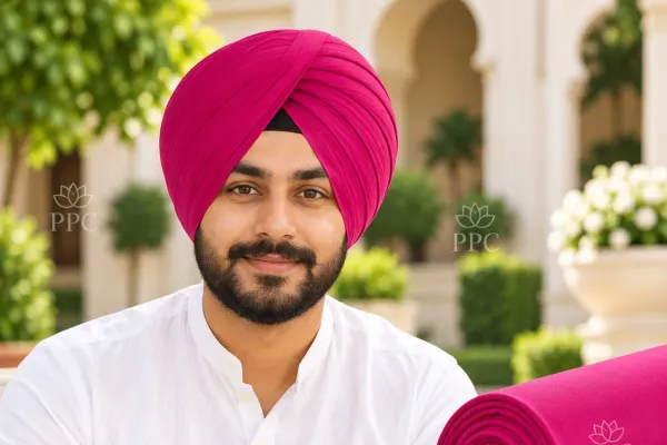 Pink_Cotton_Turban_For_Men