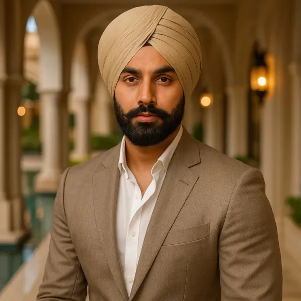 Khaki_Cotton_Turban_For_Men