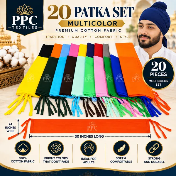 Multicolour_Cotton_Patka_For_Men_Pack_Of_20