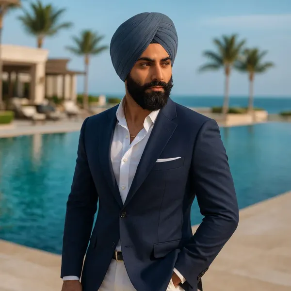 Pigeon_Grey_Cotton_Punjabi_Turban_For_Men