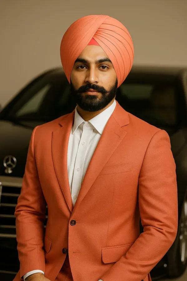Coral_Peach_Cotton_Turban_For_Men