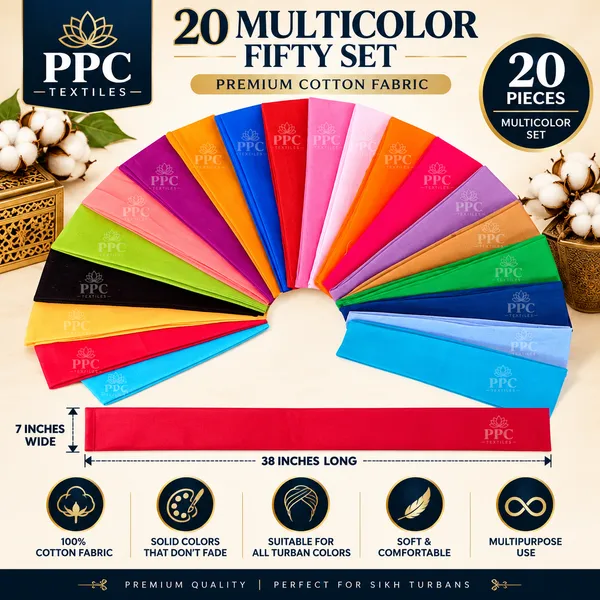 Multicolour_Cotton_Turban_Fifty_Set_Of_20