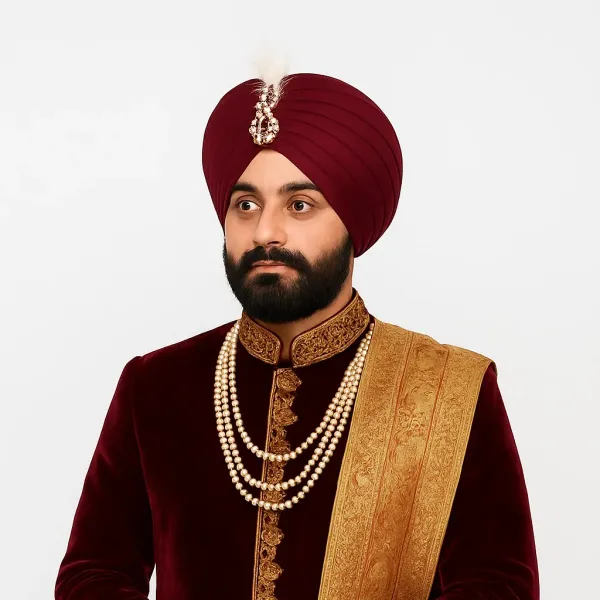 Royal_Maroon_Cotton_Turban_For_Men