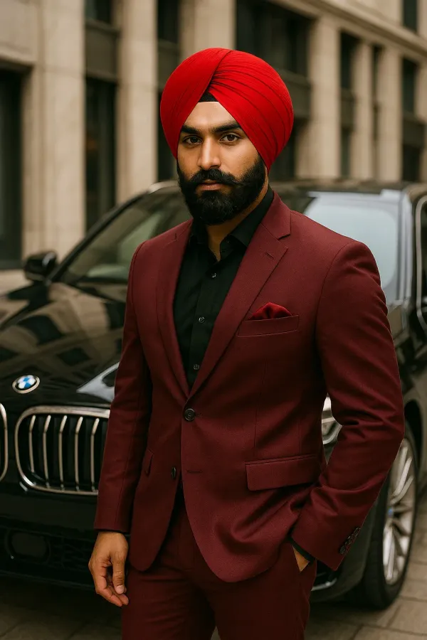 Blood_Red_Cotton_Turban_For_Men