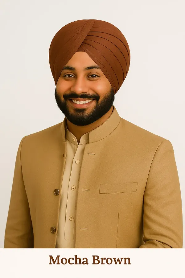 Mocha_Brown_Cotton_Turban_For_Men