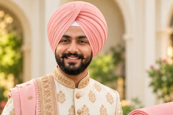 Rose_Pink_Cotton_Turban_For_Men