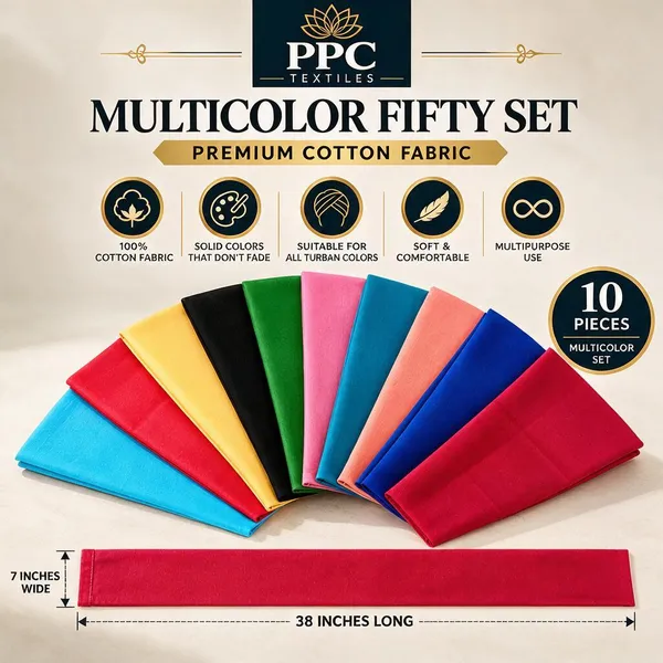 Multicolour_Cotton_Turban_Fifty_Set_Of_10