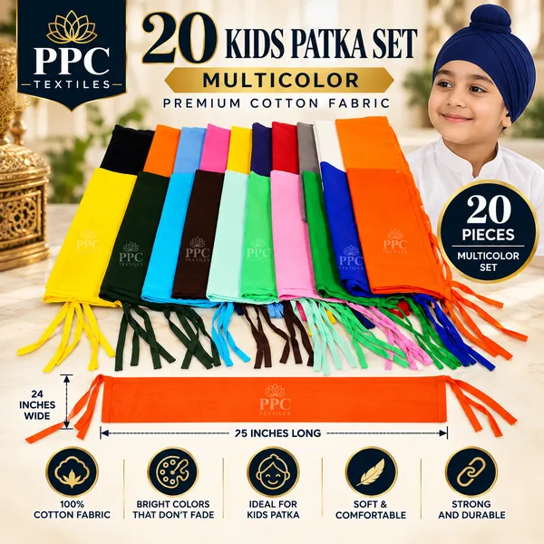 Multicolour_Cotton_Patka_Pack_Of_20