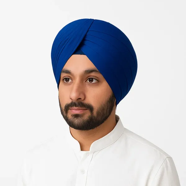 Royal_Blue_Cotton_Punjabi_Turban_For_Men