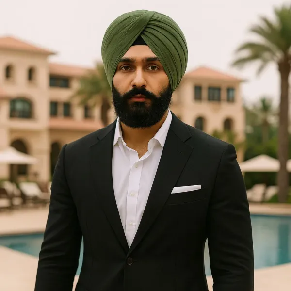 Hunter_Green_Cotton_Turban_For_Men