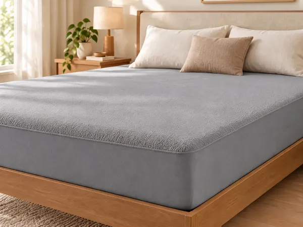 Grey_240_Gsm_Poly_Cotton_Terry_Mattress_Protector
