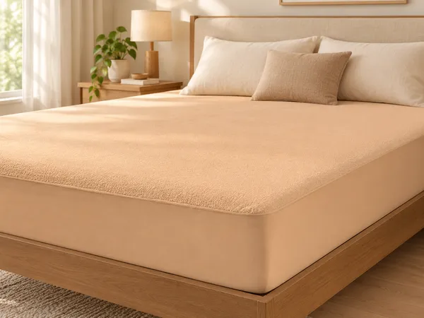 Brown_240_Gsm_Poly_Cotton_Terry_Mattress_Protector