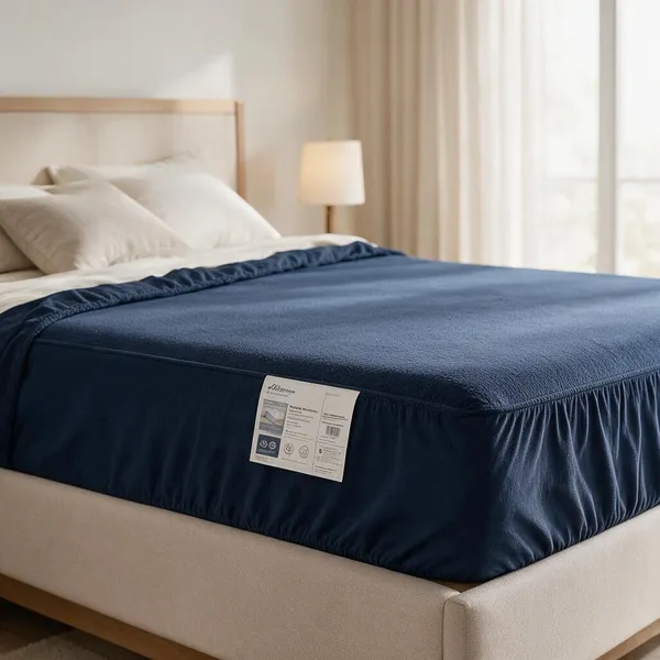 Blue_240_Gsm_Poly_Cotton_Terry_Mattress_Protector