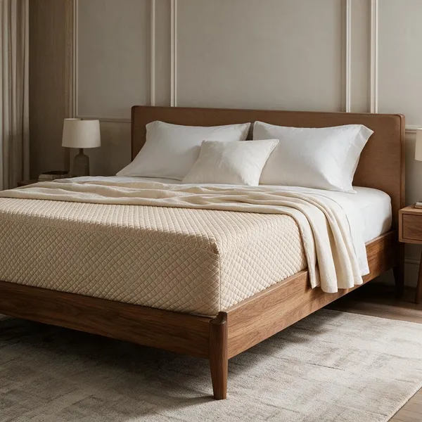 Tan_Cream_240_Gsm_Poly_Cotton_Terry_Mattress_Protector