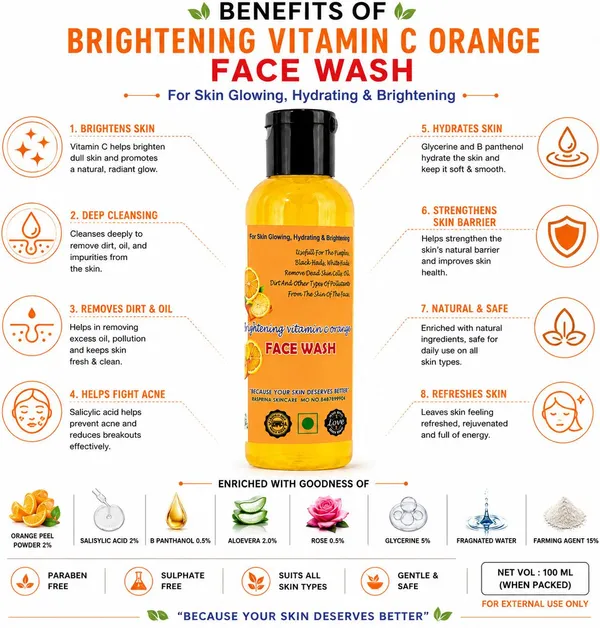 Rasprina_Vitamin_C_Orange_Brightening_Face_Wash_300_Ml