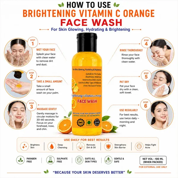 Rasprina_Vitamin_C_Orange_Brightening_Face_Wash_300_Ml