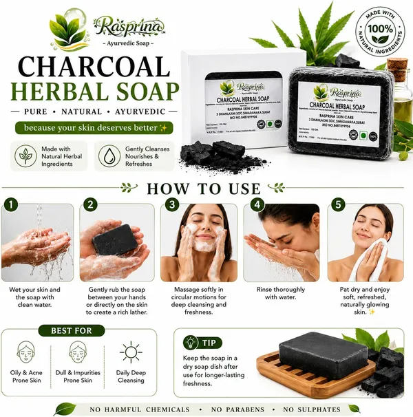 Rasprina_Activated_Charcoal_Herbal_Deep_Cleansing_Soap_100_Gm
