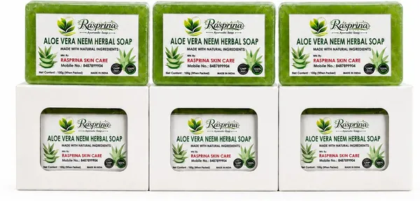Rasprina_Aloe_Vera_Neem_Herbal_Soap_Pack_Of_3