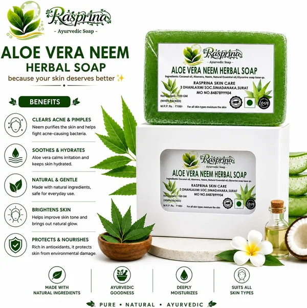 Rasprina_Aloe_Vera_Neem_Herbal_Soap_Pack_Of_3