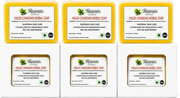 Rasprina_Turmeric_Sandalwood_Herbal_Soap_Pack_Of_3