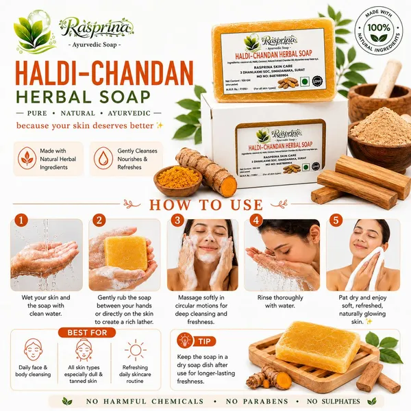 Rasprina_Turmeric_Sandalwood_Herbal_Soap_Pack_Of_3