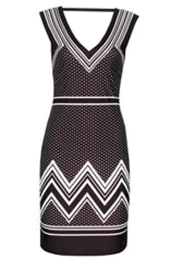 Kaamastra_Trendy_Cutout_Polka_Dot_Print_Dress