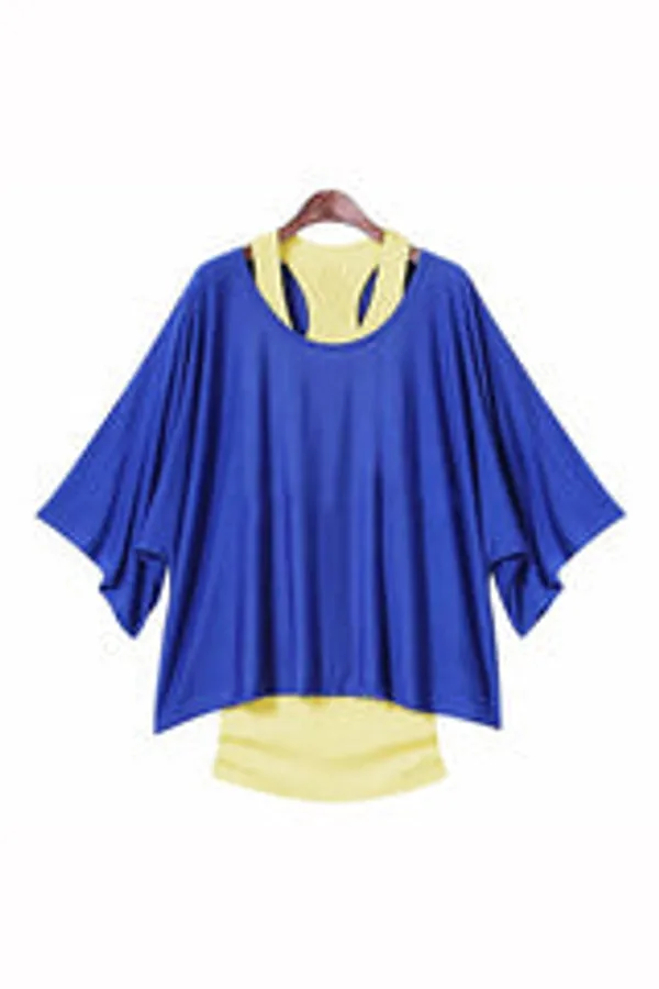 Kaamastra_Blue_Oversized_Top