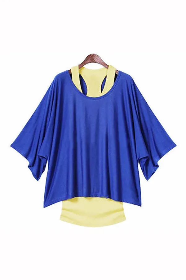 Kaamastra_Blue_Oversized_Top