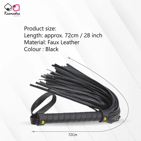 Kaamastra_28_Inch_72cm_Beginners_Leather_Fetish_Whip