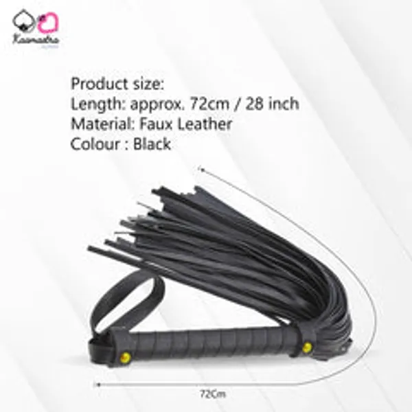 Kaamastra_28_Inch_72cm_Beginners_Leather_Fetish_Whip