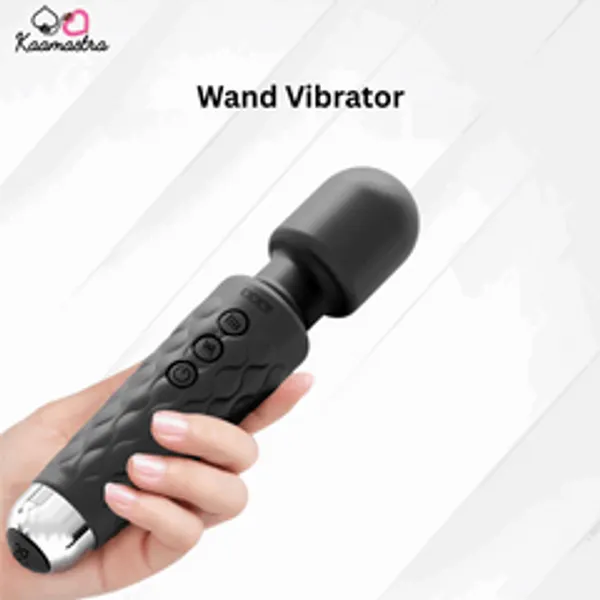 Kaamastra_Black_Wand_Massager_And_Vibrator_For_Women