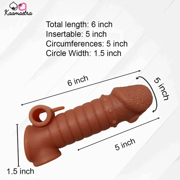 Kaamastra_S_Silicon_Vibrating_Penis_Sleeve_For_Men