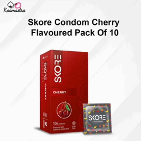 Skore_Condom_Cherry_Flavoured_Pack_Of_10