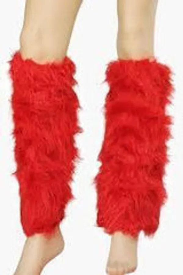 Kaamastra_S_Fluffy_Red_Leg_Warmers